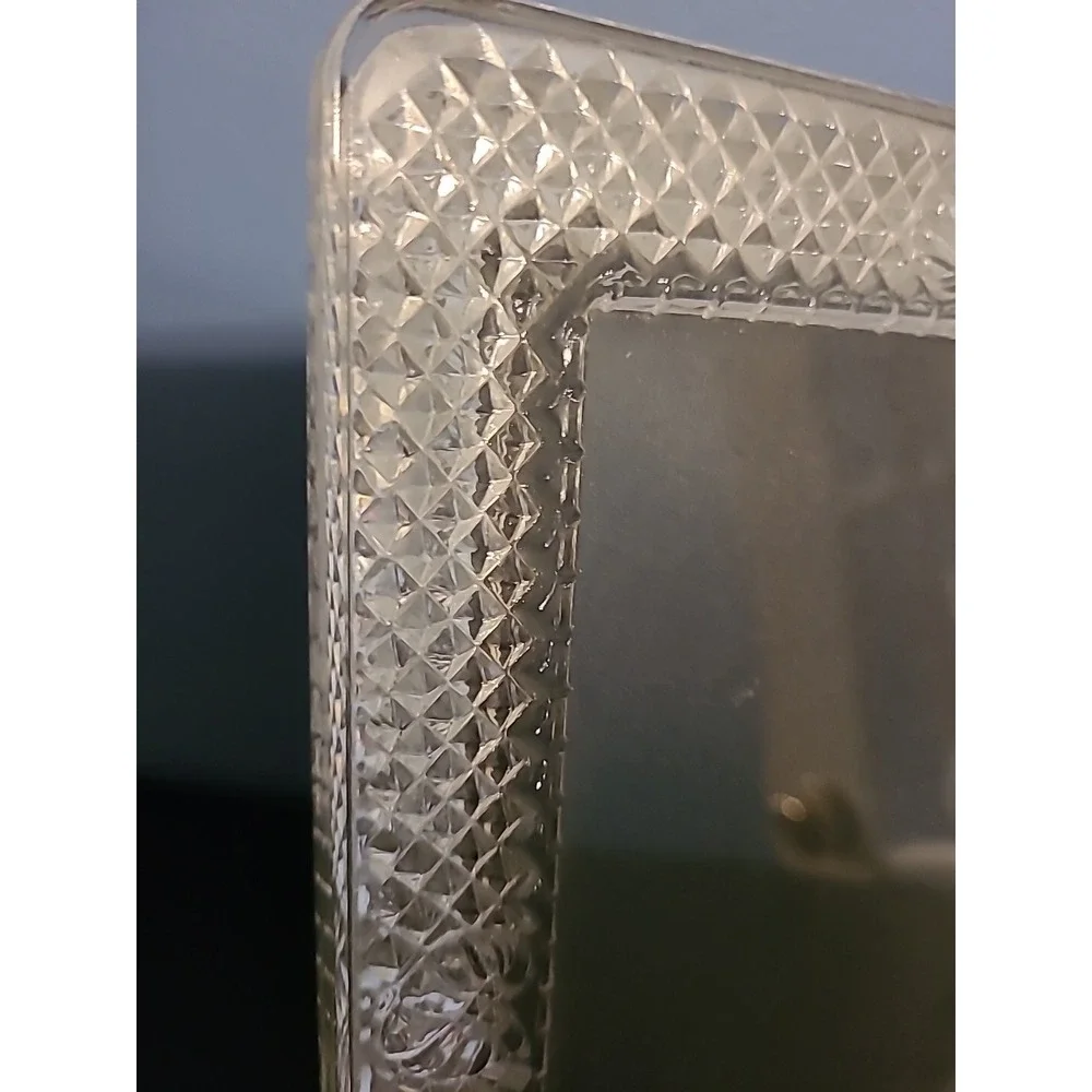 Heavy Crystal Glass Photo Frame 9 x 7 In Hold Photo 5 X‎ 7 gallery picture
